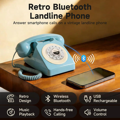 RetroRing™ Retro Bluetooth Full Landline